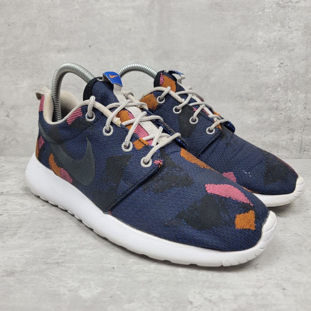 Nike Womens Running Shoes‎ Size 6.5 Roshe One JCRD Print Blue 845009-400